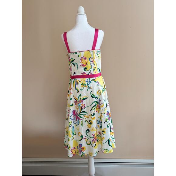 Spenser Jeremy dress, floral dress, spring dress,country cottage, whimsical - Picture 3 of 3